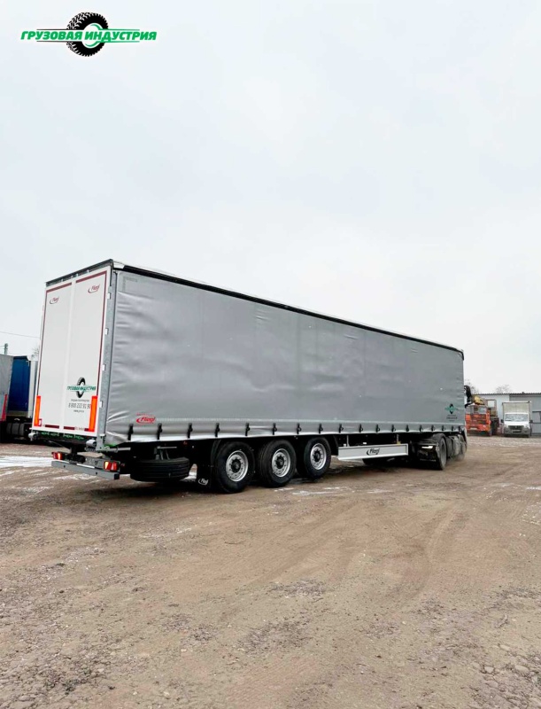 Отгрузка шторного полуприцепа Fliegl SDS 350 в Челябинск